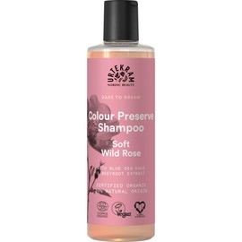 Urtekram Shampoo - Colour Preserve - Wild Rose - 250 ml, Vegan, Organic, Natural Origin