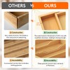 Lifewit Utensil Organizer for Kitchen Drawer, Expandable Cooking Utensil Tray,