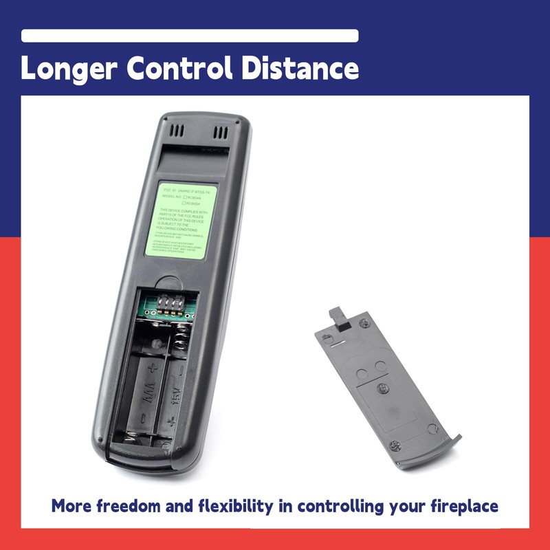 Dusledel Upgraded Fireplace Remote Control Kit Replacement for Skytech for