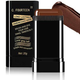 Safe and Convenient Comb Hair Dye, Portable Hair Color Comb for Gray Hair Coverage, Waterproof and Sweat-Proof Hair Concealer Stick, 2 in 1 Instant Dye, for Women & Men (Coffee, 03)