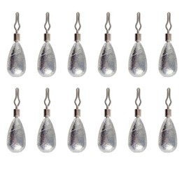 FOLANDO 50 PCS Small Fishing Weights, Fishing Split Weights Kit Sea Fishing Weights for Freshwater Saltwater Fishing Tackle Weights Kit 3.5g