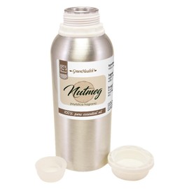 Nutmeg Essential Oil – 8 fl oz (237 ml) Aluminum Bottle w/Plug Cap – 100% Pure Essential Oil – GreenHealth
