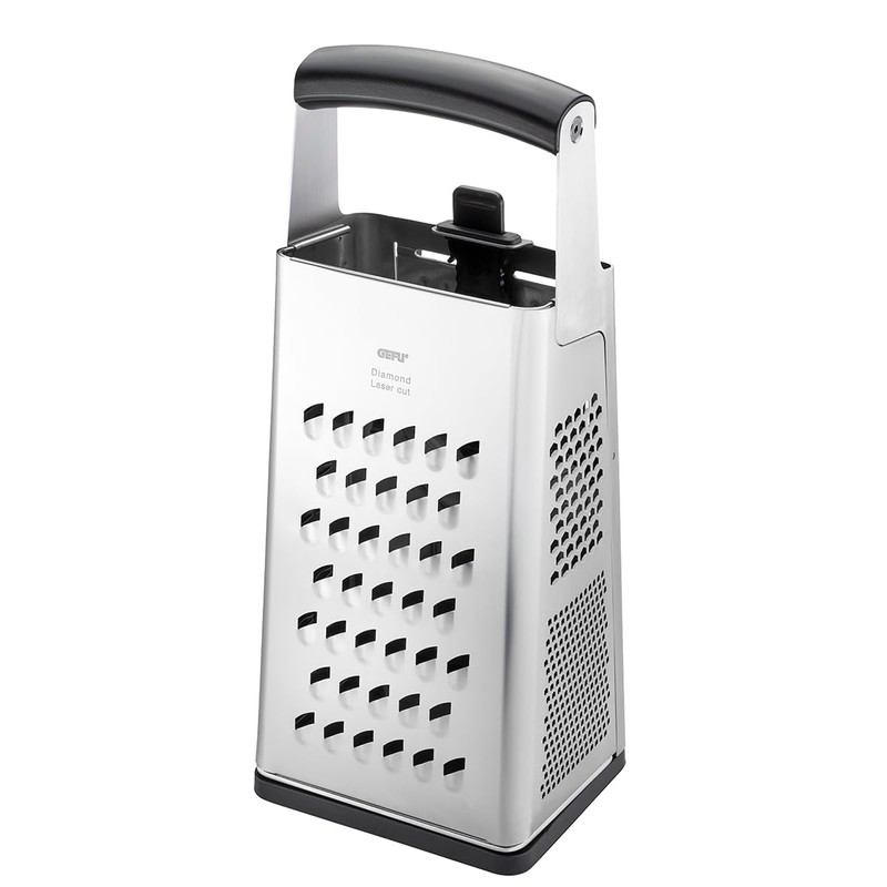V-Cut Square Grater with Adjustable Slicer