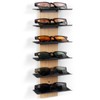 SEKSON Sunglasses Organizer for Wall, Solid Wood Sunglass Holder Display
