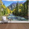 YISURE Forest Nature Mountain Tapestry Extra Long, Extra Wide Landscape