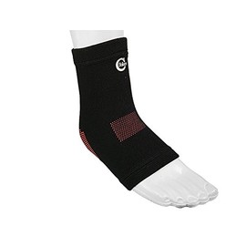 SOLACE CARE Ankle Support | Sprained Compression Support Sleeve for Men & Wowen | Ankle Brace Lightweight Breathable | Relieves Strains Sprains | Instability Weak & Arthritic Ankles (Black)