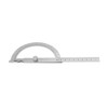 Protractor Ruler, Goniometer Ruler, Stainless Steel Protractor Ruler with Locking