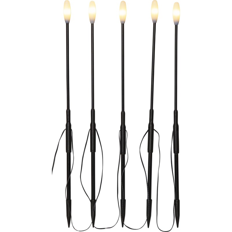 Star Trading Milky 475-27 LED Decorative Light 5 Sticks Black