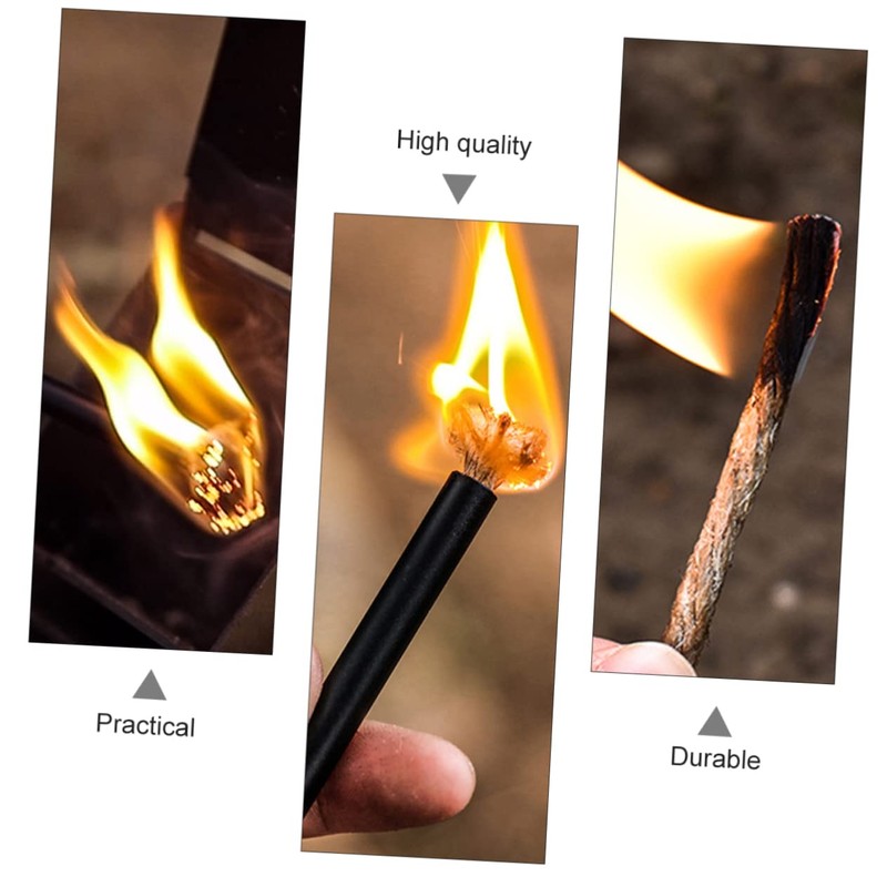 Mipcase 3pcs Fire Starter Wick Cord Lightweight Rope for Camping