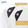 GUARD SHIELD Tarps Heavy Duty Plus+ Waterproof 20x20 Feet White
