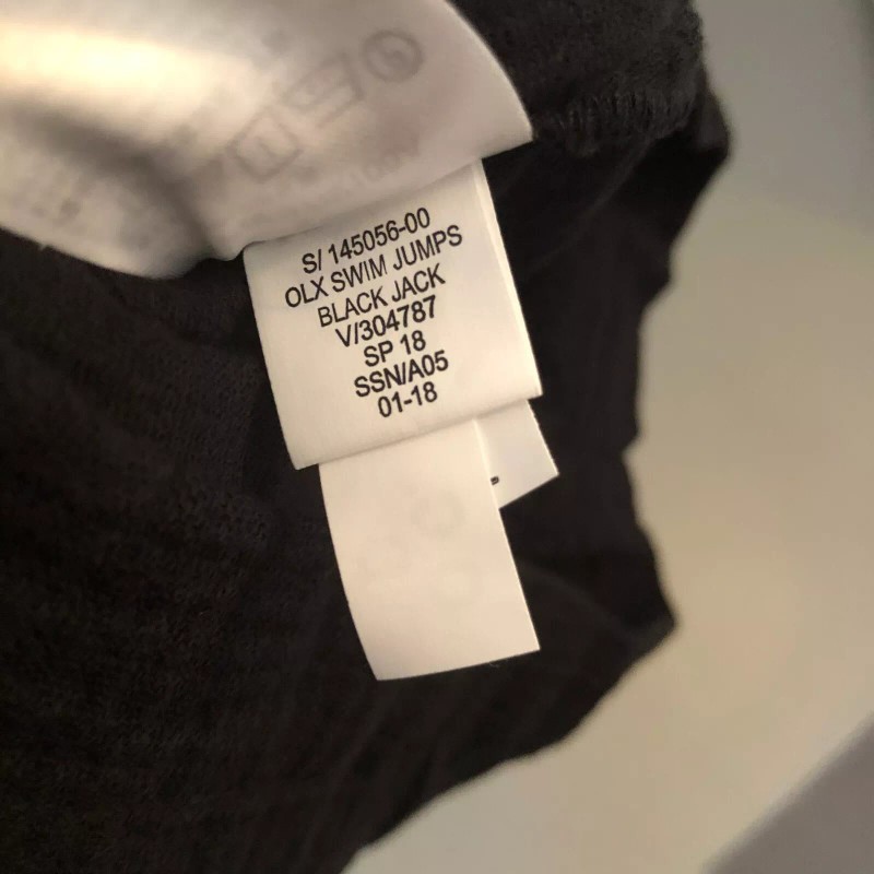 OLD NAVY SUMMER SWIM COVERUP JUMPSUIT COTTON GAUZE BLACK L