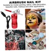 STOBOK Complete Air Brush Kit for Nails Airbrush Makeup Set