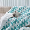 Maidewow Waterproof Pet Blanket,Dog Bed Covers Couch Sofa Stylish Jacquard