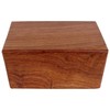 Indian Glance Wooden Urn Box - Cremation Urn for Human