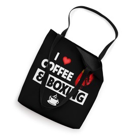 I Love Coffee and Boxing Gloves Club Fighting Punching Bag Tote Bag