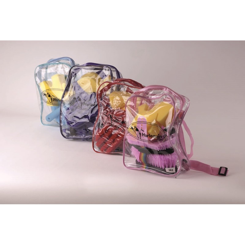 Shorefields Harlequin Junior Horse Grooming Kit With Back Pack &