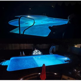 TOVEENEN LED Pool Light Bulb 120V 60W 6000lm High Bright White 6500K Pool Bulb Replacement for Pentair Hayward Inground Pool