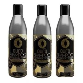 Ouro Kit 3 Shampoo Ouro® Matizante Plata 250 Ml