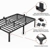 ROIL 14 Inch Twin Size Bed Frame with Mattress Slide