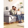 GiveBest 800W Wall Outlet Space Heater with Remote,LED Display Small