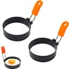 pcsfoe Pack of 2 Fried Egg Moulds, Fried Egg Moulds