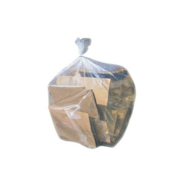 Plasticplace 40-45 Gallon Trash Bags │ 1.5 Mil │ Clear Heavy Duty Garbage Can Liners │ 40" x 46" (100 Count)