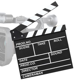 Film Flap, Director Flap Scene Acrylic Film Flap, Film Props, Synchronous Flap, Clapperboard Film Flap for Shoot Props, TV Series, Commercials