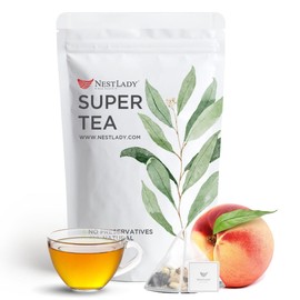 NESTLADY Peach Oolong Tea, Peach Loose Leaf Oolong Tea, Individual Oolong Black Tea Bags, Refreshing Fruit Tea, Tea bags 20 bags (70g, 3.5g/bags…