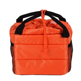 Fydun Kameratasche, wasserdichte Einsatztrennwand, Kamera-Handtasche, Polyester, Stoßfest, Gepolsterte Trennwand-Abdeckung für DSLR-Kamera-Einsatztasche (Orange)