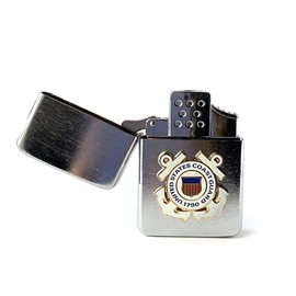 US Coast Guard Thunderbird Vector Pocket Lighter Stainless Steel Single Torch Cigar Lighter – Cigar Cutters by Jim