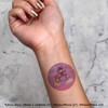 4 x 'Witch Riding Broomstick' Temporary Tattoos - Water Resistant,
