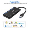 Lector multitarjeta USB3.0, SD/TF/CF/Micro SD/XD/MS 7 en 1, lector de