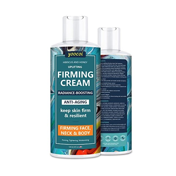 Skin Tightening Cream,Hibiscus and Honey Firming Cream, Neck Firming
