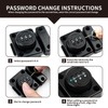 Overlatch with Combination Lock, 3 Digit Sliding Door Lock, Small