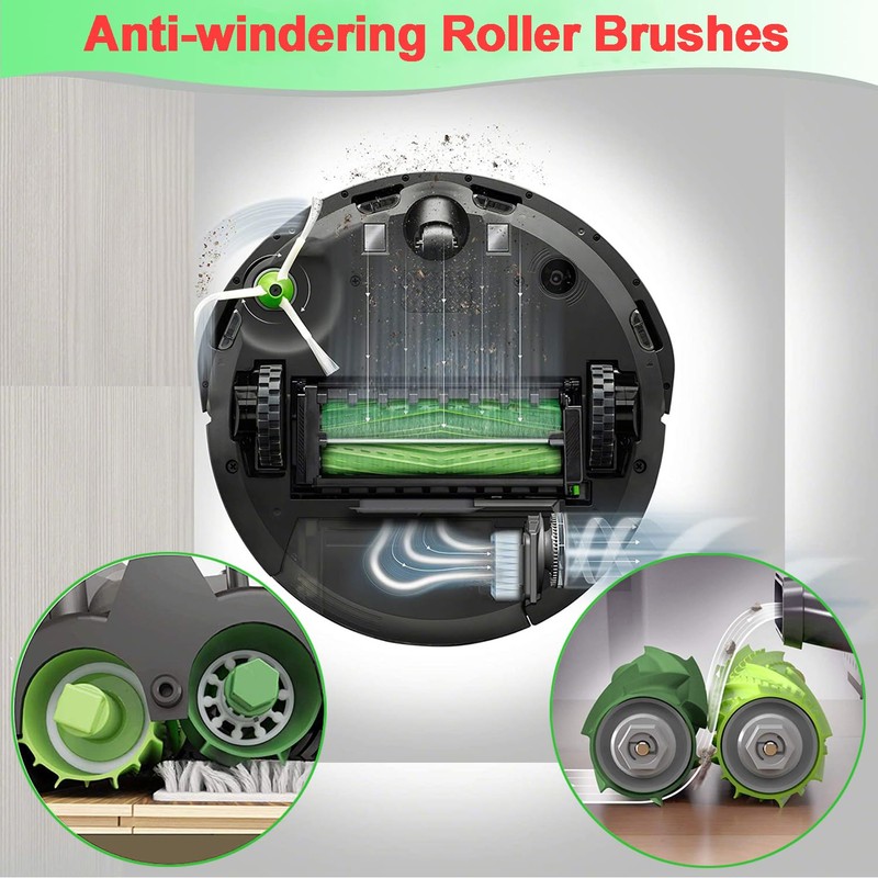 Set of 2 Roller Brushes for iRobot Roomba i7 i7+
