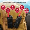 Cobra Trailblazer 500 GMRS Handheld Radios, 2-Pack – IP54 Weather