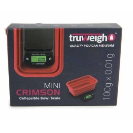 TRUWEIGH Mini Crimson Collapsible Bowl 100g x 0.01g Digital Scale Bowl