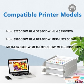 DR229CL Drum Unit (Not Toner) Compatble with Brother DR-229CL TN229 TN229XL Replacement for Brother MFC-L3720CDW MFC-L3765CDW MFC-L3780CDW HL-L3220CDW HL-3280CDW HL-L3295CDW Printer (4-Pack)
