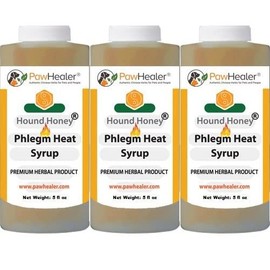 Dog Cough Remedy - Hound Honey: Phlegm Heat - 3PAK - Loud - Honking Cough 5 fl oz/ea Bottle = 15 fl oz Total…