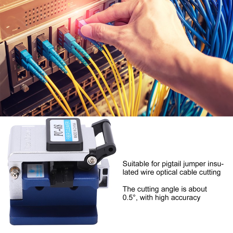 Fiber Cutter Tungsten Steel Material Jumper Insulated Wire Cleaver with