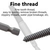 Wjelet 10Pcs Damaged Screw Extractor Set, 1/4 Inch Hex Screw