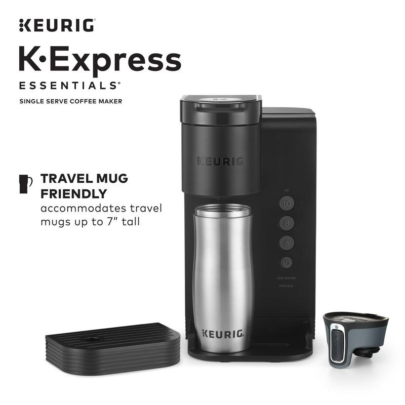 Keurig K-Express Essentials Single Serve K-Cup Pod Coffee Maker, Black/Navy/Red