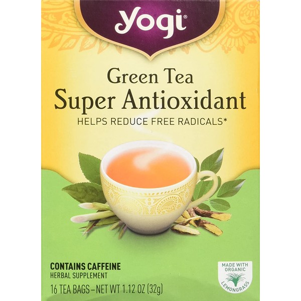 Yogi Herbal Green Tea, Super Antioxidant, 16 ct