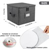 popoly China Storage Container for Bowls or Dessert Plates, 8.5"