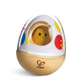 Hape Stand Up Stacking Egg, Plug-in Game, 12 Months and Up