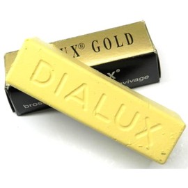 Dialux Gold Polishing Compound Jewelry Rouge Super-Finish Highest Gloss - 2 Bar