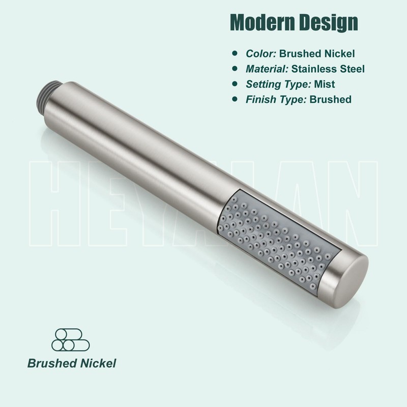 Heyalan Hand Held Shower Wand, High Pressure Handheld Head with