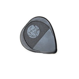 Fred Kelly Picks N4-L-12 Nylon Flat Light Guitar Pick Black Large