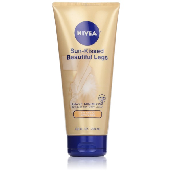 Nivea Sunkissed Beautiful Legs, for Fair to Medium Skin, 6.7 Ounce Tubes (Pack of 2) by Nivea