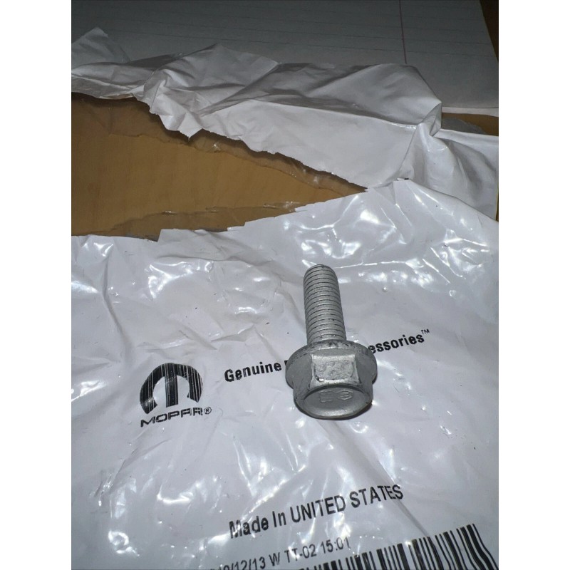 Mopar Genuine Mopar Hex Flange Head Bolt 6104197AA , Qty